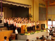 Chor "viva la musica" zum Festempfang am 16.05.2009 anlässlich "800 Jahre Burkhardtsdorf"